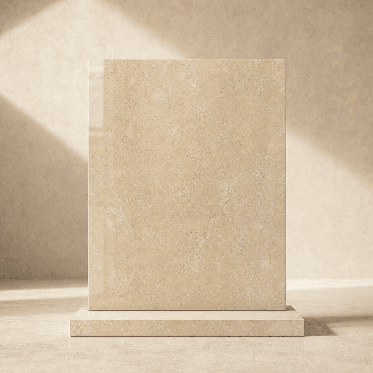 Polished stone finish