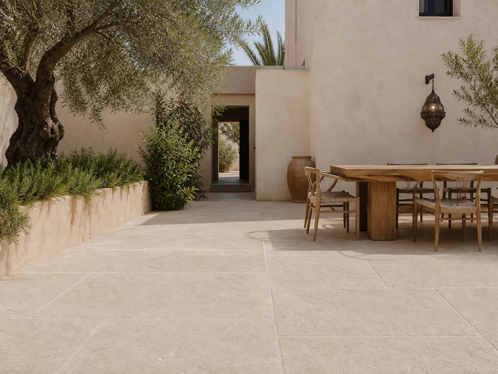 Viaza Beige Rustic used in an architectural application