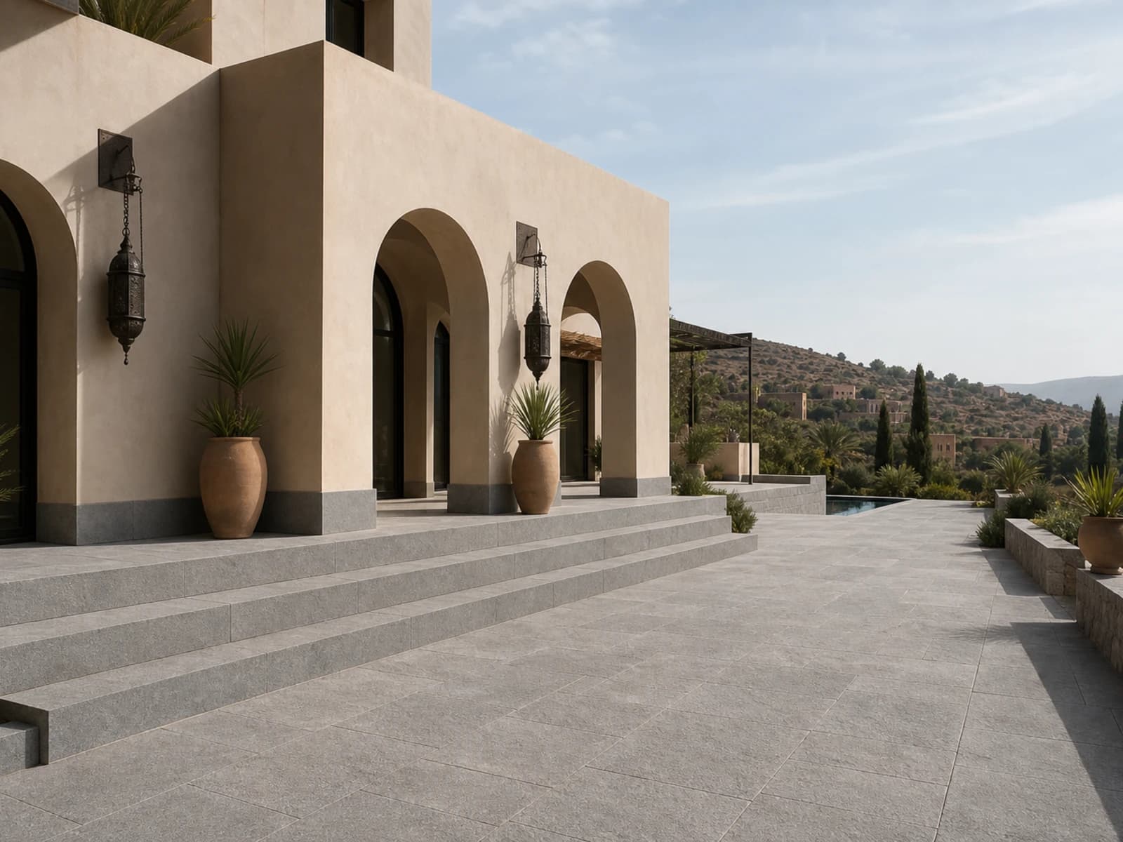 Viaza Grey Rustic used in an architectural application
