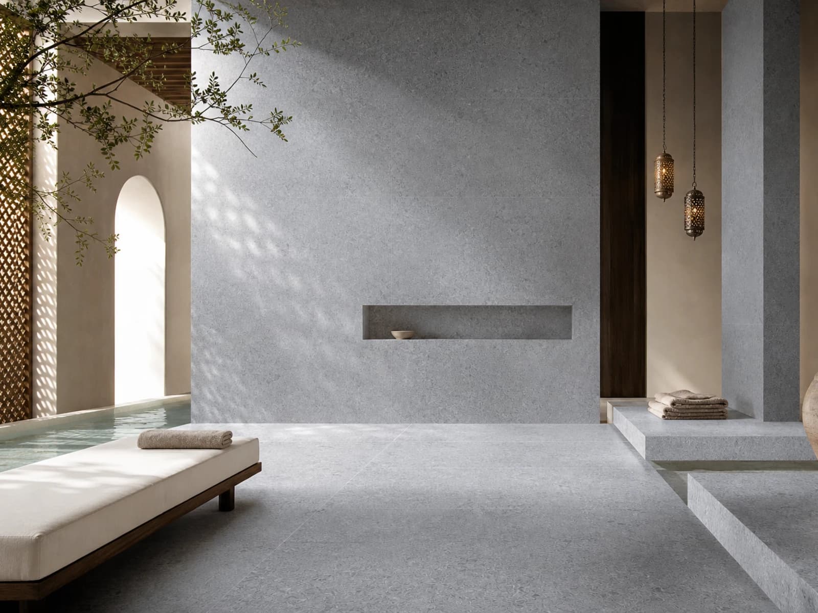 Viaza Grey Tuda Light used in an architectural application
